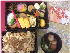 秋の味覚弁当