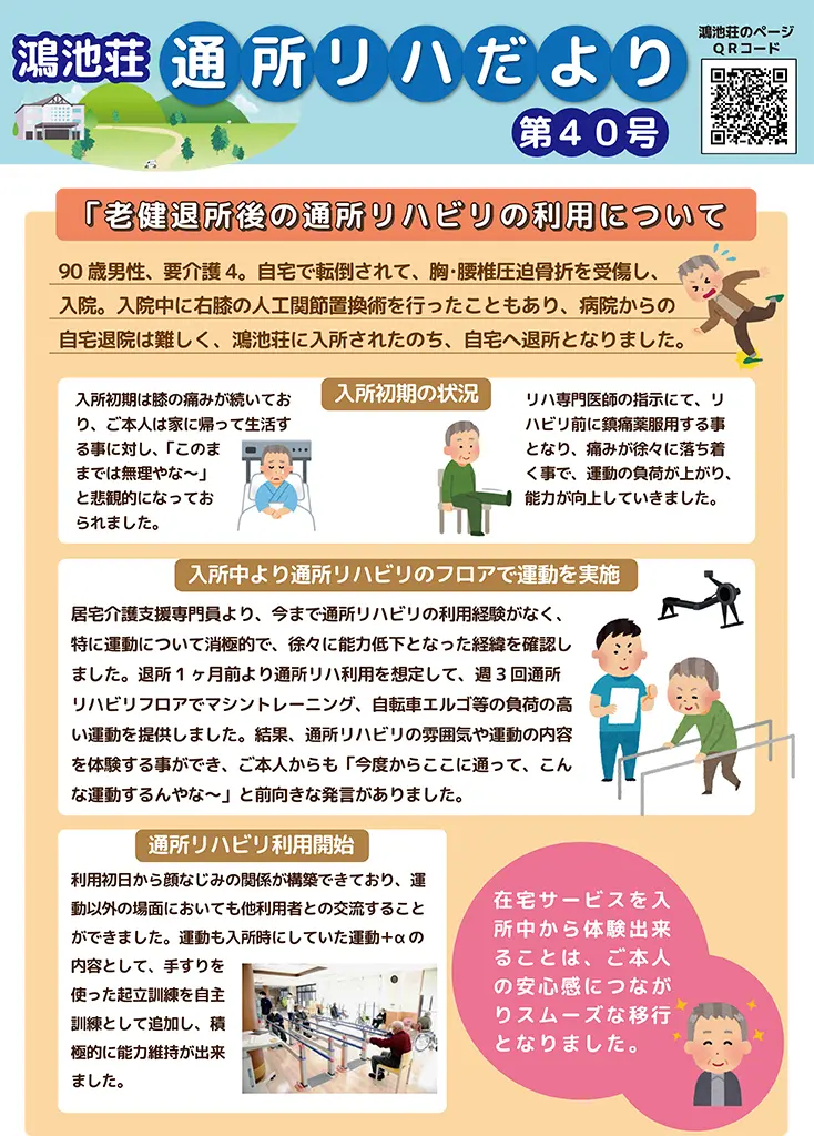 鴻池荘通所リハだより40号